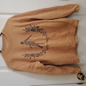 Original Taylor Swift Still on That Tightrope. Yellow/Gold Pullover Sweater.